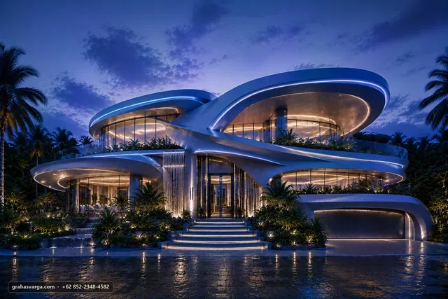 Arsitektur untuk Kabupaten Aceh Utara. — pandangan arsitektur 3